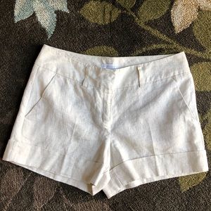 Shimmer Linen Shorts